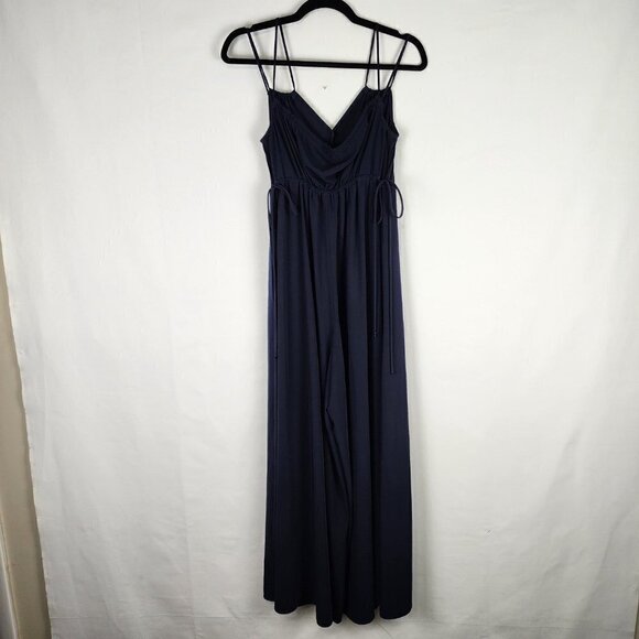 Forest Lily Double Strap Wide Leg Jumpsuit M - Picture 2 of 7